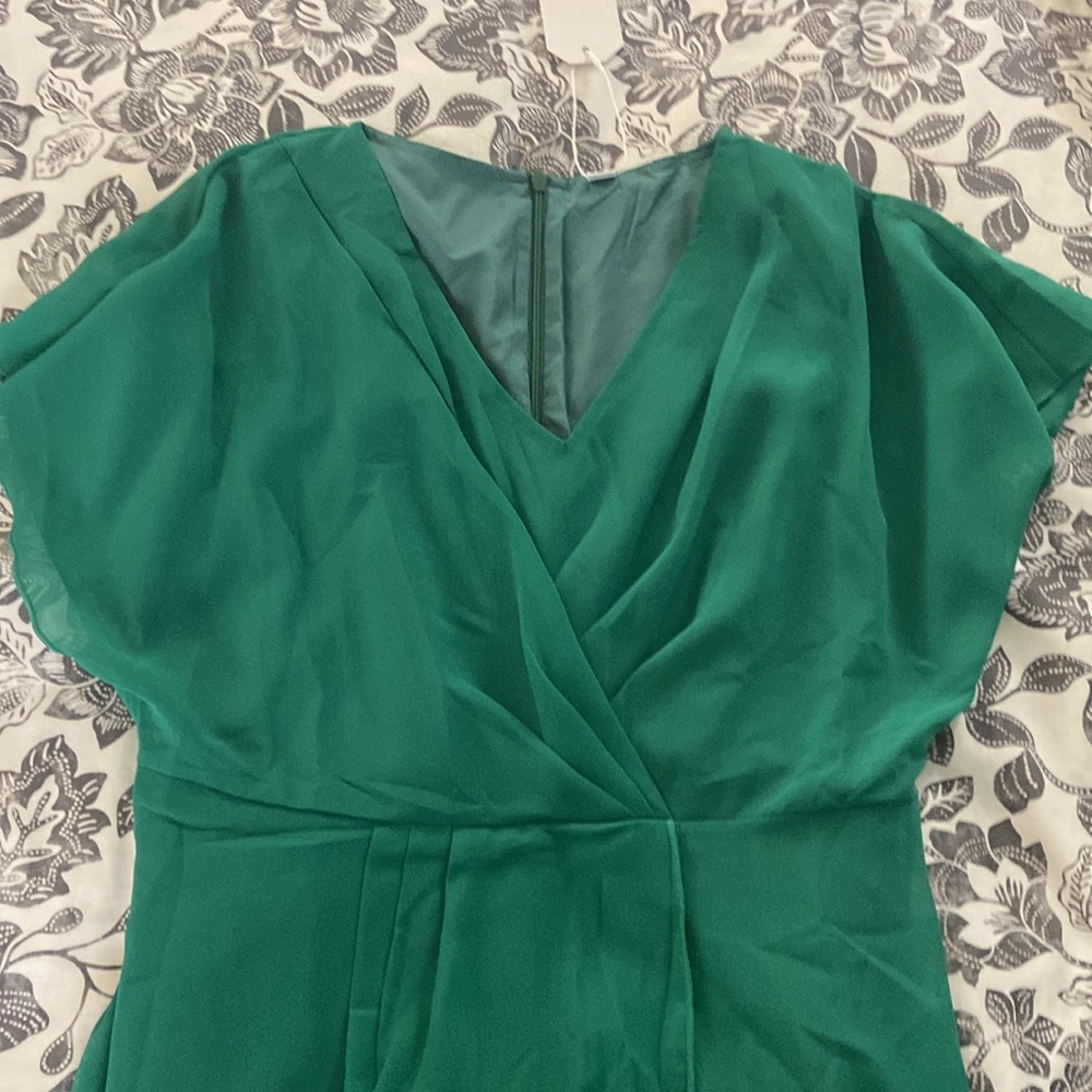 Green formal Dress size L - Picture 6 of 9